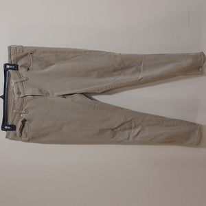 Women's stretchy tan jeans